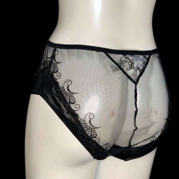 LISE CHARMEL LACE BRIEF - BLACK - Picture 4 of 5